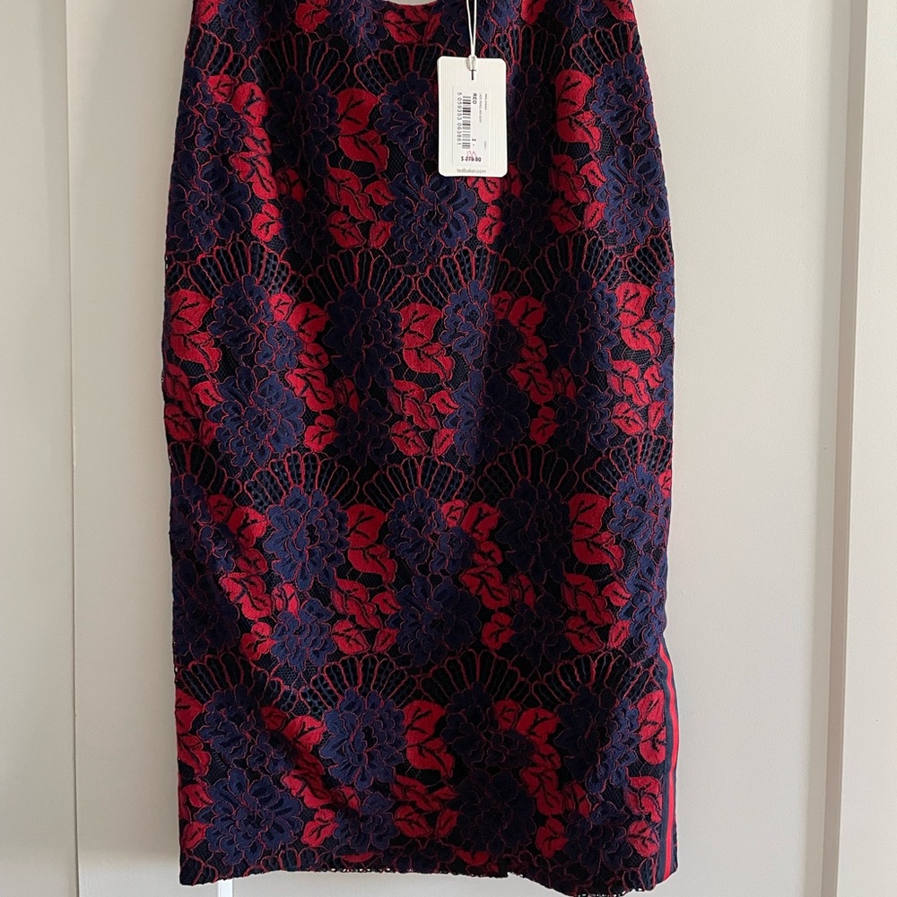 Ted Baker London Lace Pencil MIDI Skirt size 2